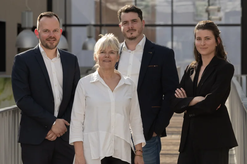 L’équipe de l’agence Althenor réunie à Annecy